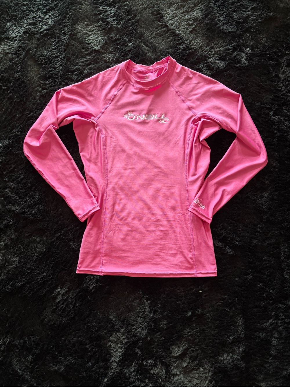 O'Neill Hot Pink Long Sleeve Rash Guard